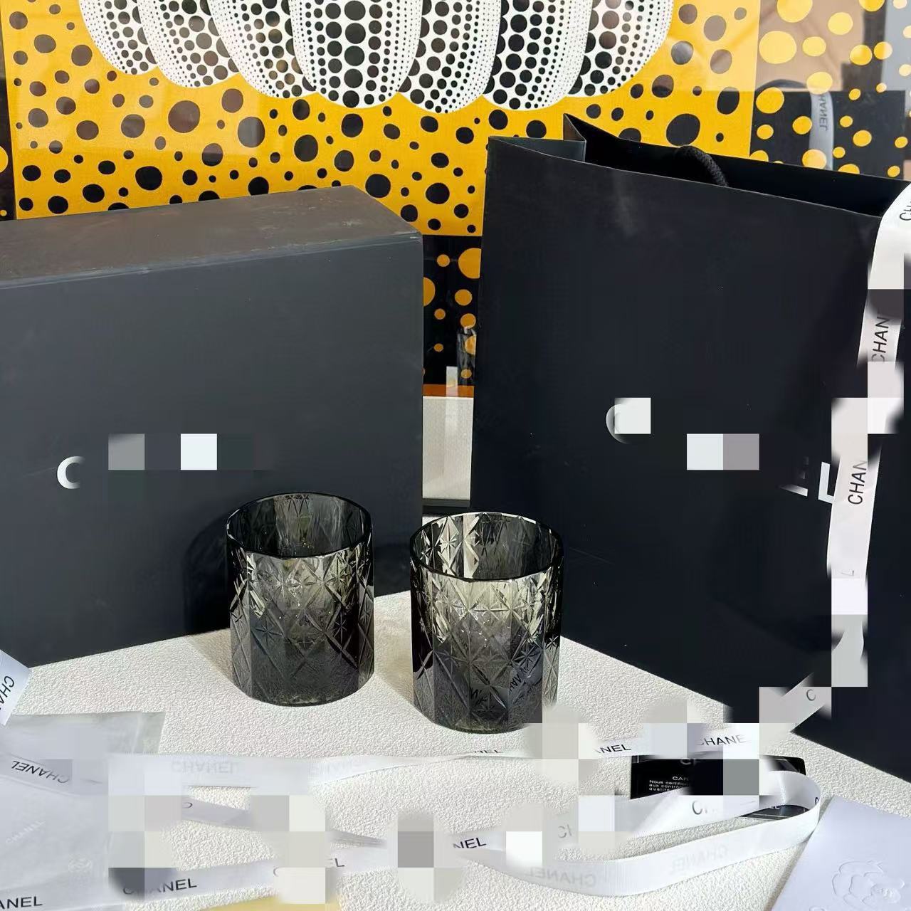 Chrome Hearts x Baccarat Crystal Whiskey Decanter Set - Luxury Designer Barware with Gift Box