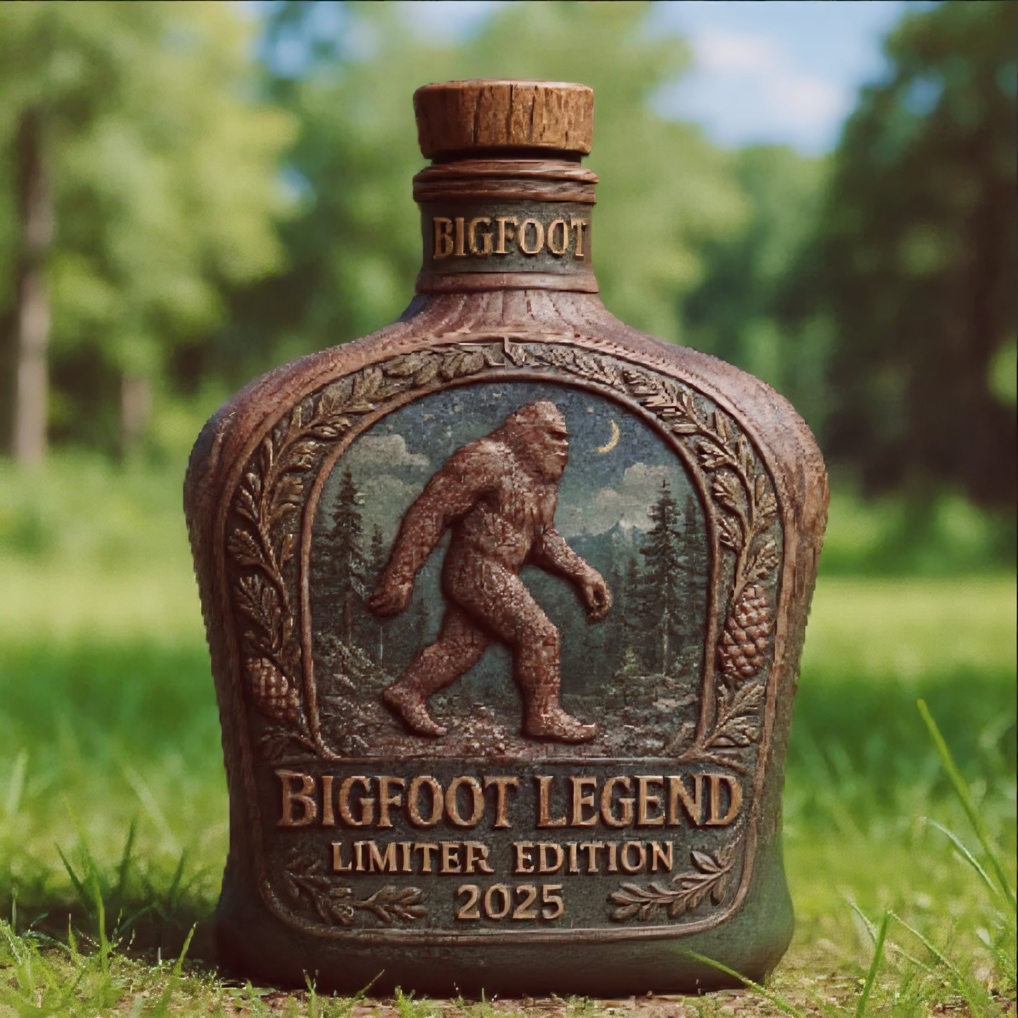 Whiskey Glass Bottle Independent Station Hot Sale PHISH Bigfoot Series Whiskey Bottle Wine Set