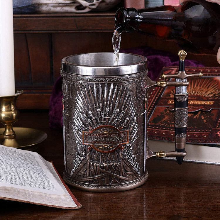 A Song of Ice and Fire Game of Thrones Mug Embossed Whiskey Cup