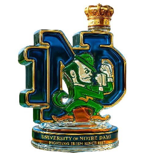 Cross-Border New Product Independent Station New Product Notre Dame University-Crown Limited Edition Whiskey Bottle