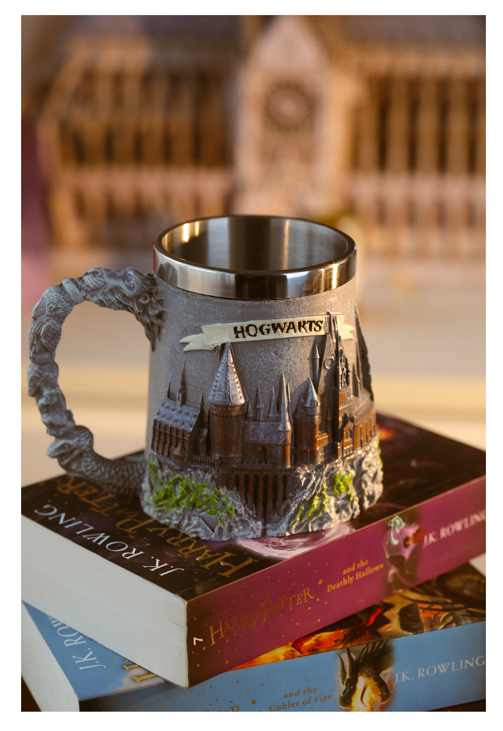 Creative Strange Shape Film Academy Peripheral Collection Cup Large Capacity Stainless Steel Mug Cup Carved Personality Beer Steins