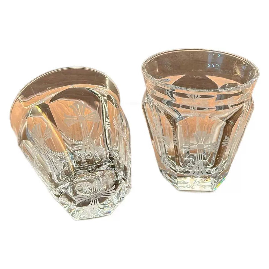 Chrome Hearts x Baccarat Crystal Whiskey Decanter Set - Luxury Designer Barware with Gift Box