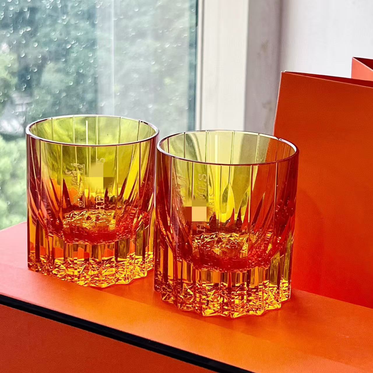 Chrome Hearts x Baccarat Crystal Whiskey Decanter Set - Luxury Designer Barware with Gift Box