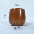 Carbonized Jujube Wood Japanese Style Wooden Big Belly Cup Vintage Wine Cup Wooden Cup Water Cup Jujube Wood Japanese Style Wooden Big Belly Cup