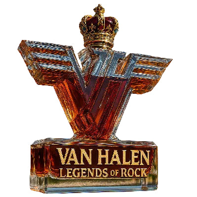 Van Halen "Legends of Rock" Whiskey Bottle - 400ml (V-Logo Design)