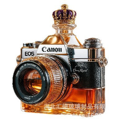Canon Camera Whiskey Decanter 350ml |   Barware Gift