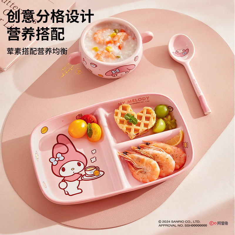 My Melody & Cinnamoroll Divided Bento Box Set - Sanrio Character Lunch Container