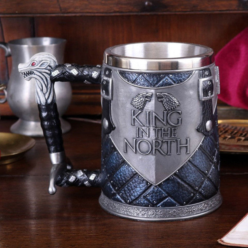 A Song of Ice and Fire Game of Thrones Mug Embossed Whiskey Cup