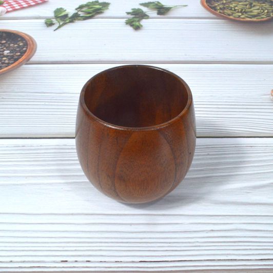 Carbonized Jujube Wood Japanese Style Wooden Big Belly Cup Vintage Wine Cup Wooden Cup Water Cup Jujube Wood Japanese Style Wooden Big Belly Cup