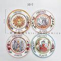 D Tarot Series Ceramic Dinner Plates Creative Gift Internet Celebrity Plates Steak Plates Set