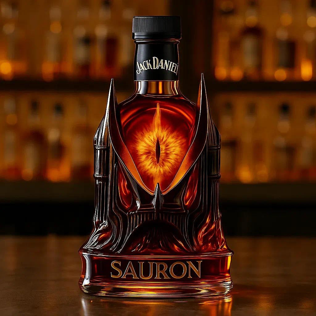 Cross-border new product Lord of the Rings castle-shaped wine bottle Whiskey bottle Wine Decanter Ornament Glass Wine Bottle