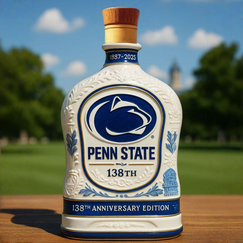 Penn State Nittany Lions 138th Anniversary Whiskey Bottle - 400ml