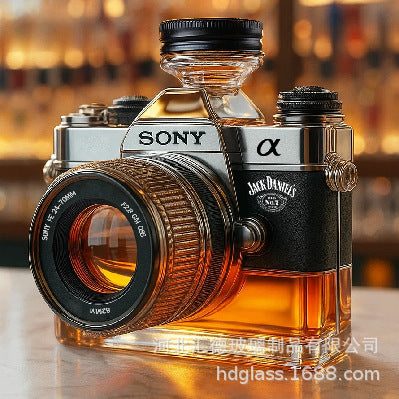Canon Camera Whiskey Decanter 350ml |   Barware Gift