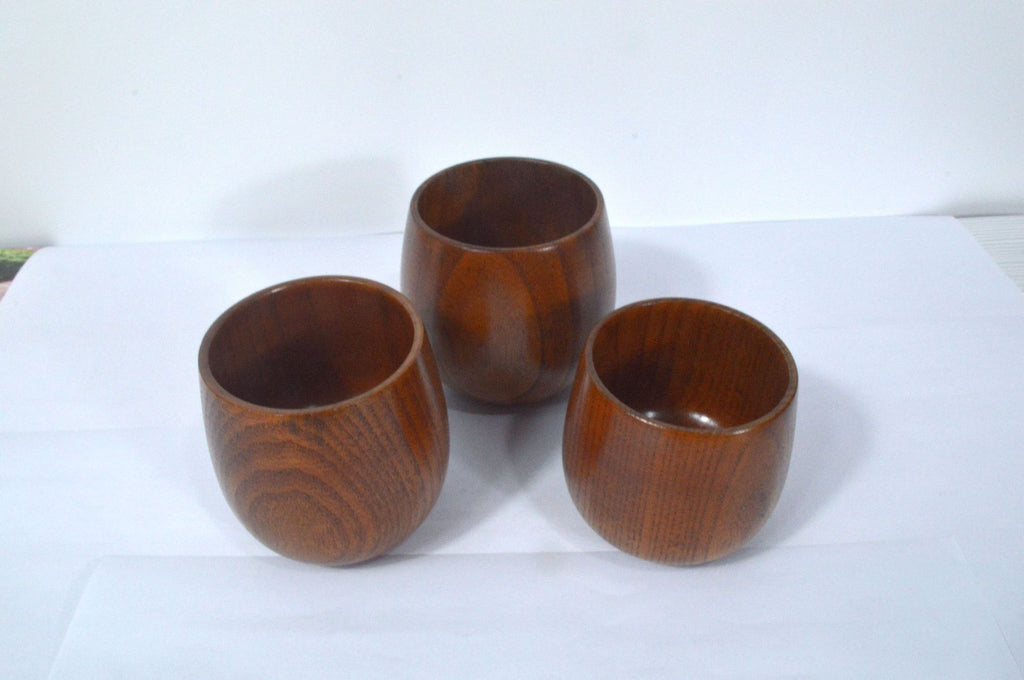 Carbonized Jujube Wood Japanese Style Wooden Big Belly Cup Vintage Wine Cup Wooden Cup Water Cup Jujube Wood Japanese Style Wooden Big Belly Cup