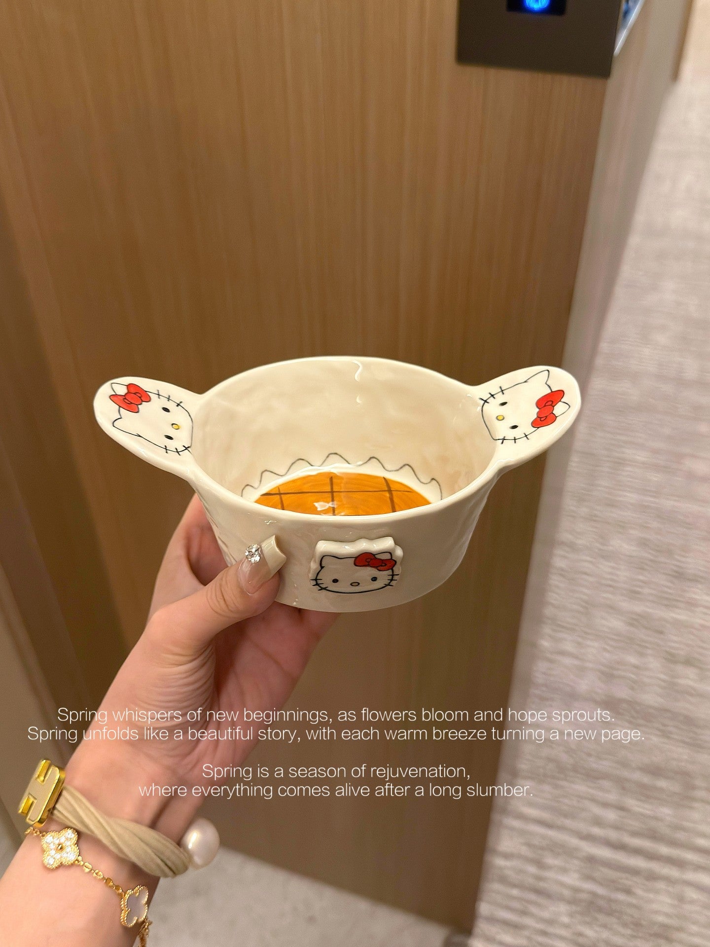 KT Plate Ceramic Tableware Hand-painted Underglaze Dinner Plate Rice Bowl Serving Plate Coffee Cup