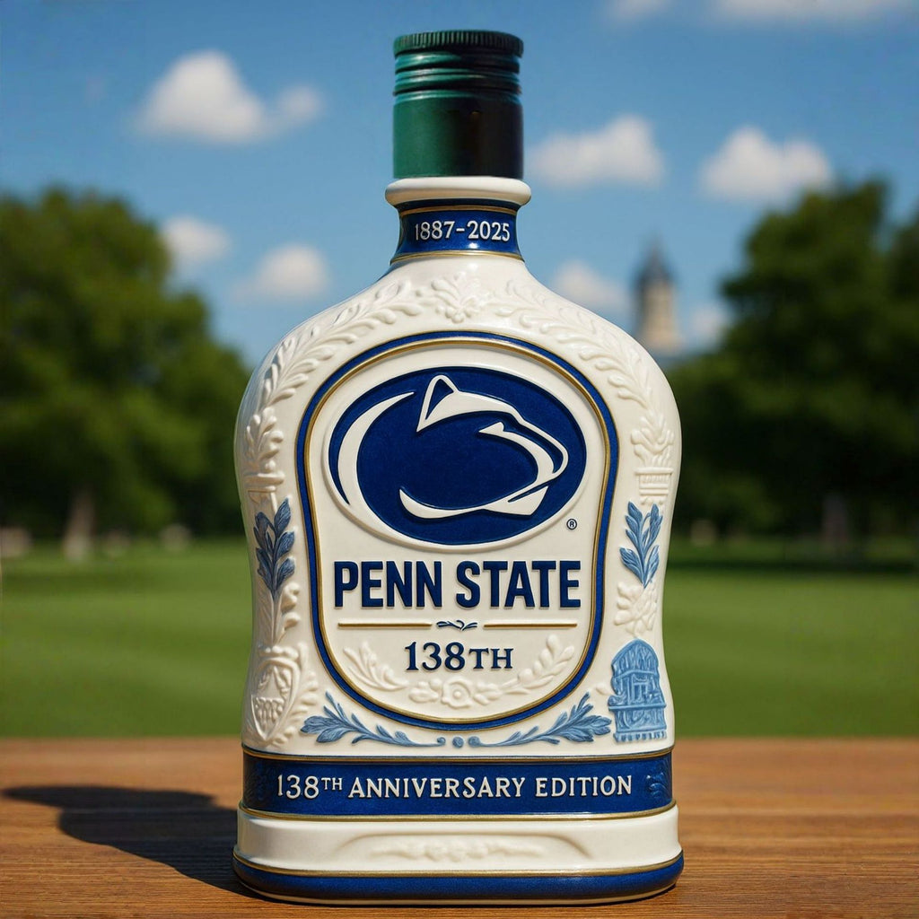 Penn State Nittany Lions 138th Anniversary Whiskey Bottle - 400ml