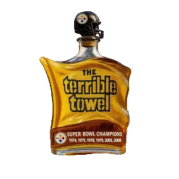 Pittsburgh Steelers "The Terrible Towel" Whiskey Bottle - 400ml Super Bowl Collectible