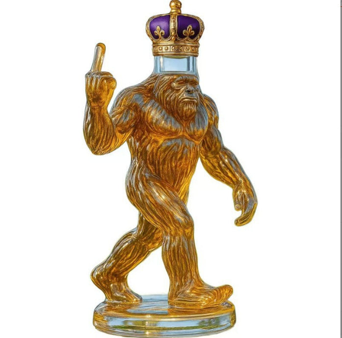 Bigfoot Legend Whiskey Decanter - 350ml Full-Body Sasquatch Shaped Spirit Bottle