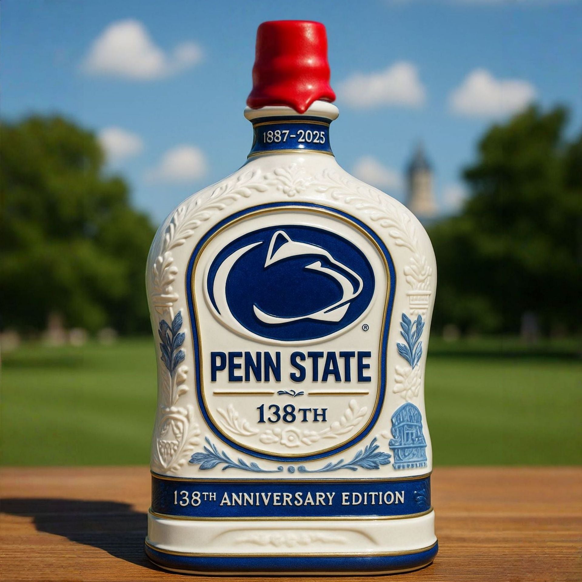 Penn State Nittany Lions 138th Anniversary Whiskey Bottle - 400ml