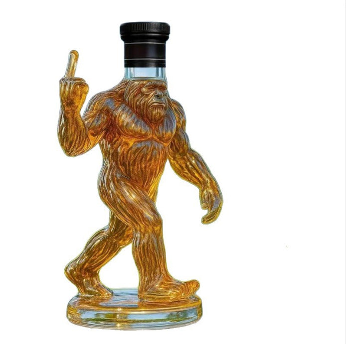 Bigfoot Legend Whiskey Decanter - 350ml Full-Body Sasquatch Shaped Spirit Bottle