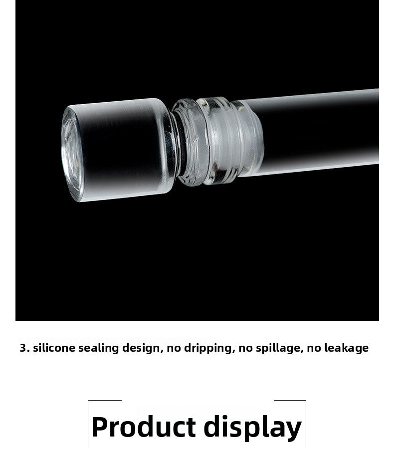 700ml Submachine Gun Whiskey Decanter Set - Full Rifle-Shaped Glass Decanter with Stand & Glasses