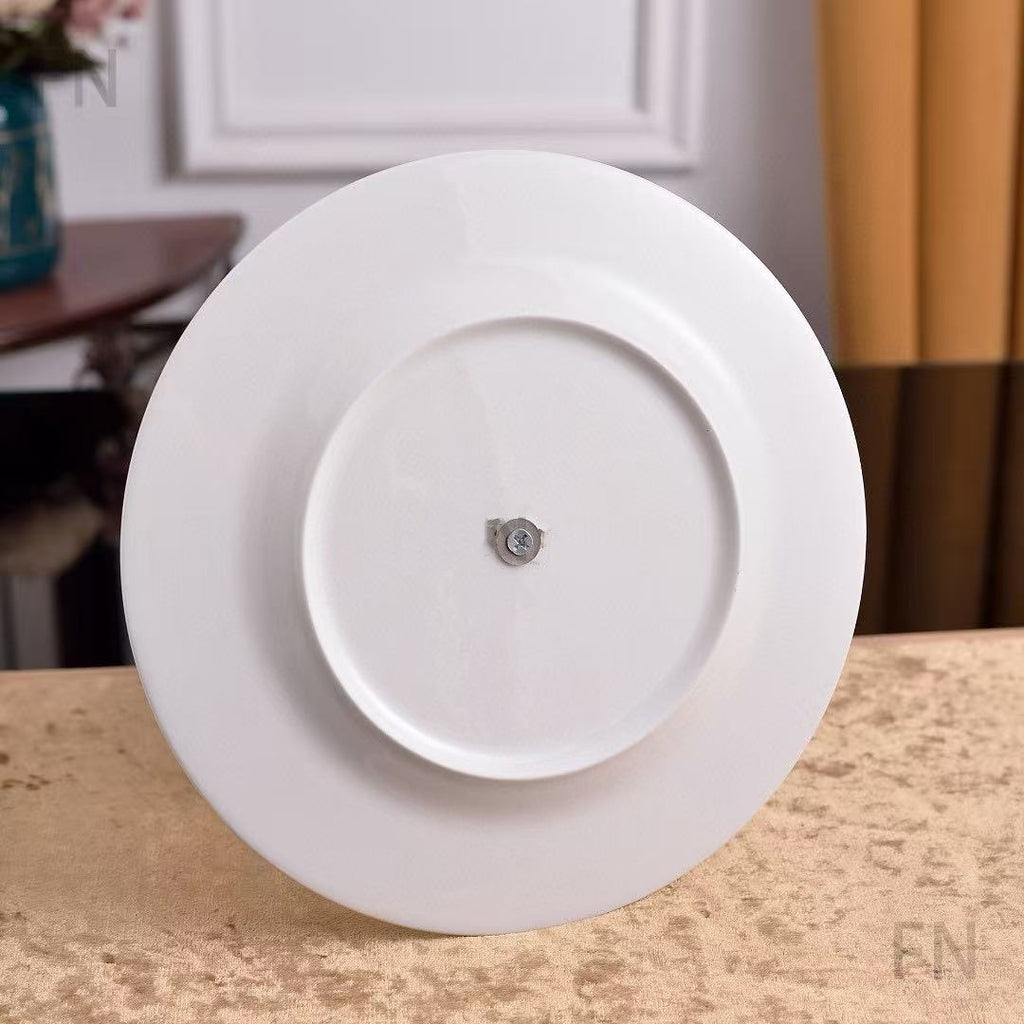 D Family Lucky Star Series Light Luxury High-Value Bone China Tableware Plate Dessert Plate Double Cup Saucer Friend Client Gift