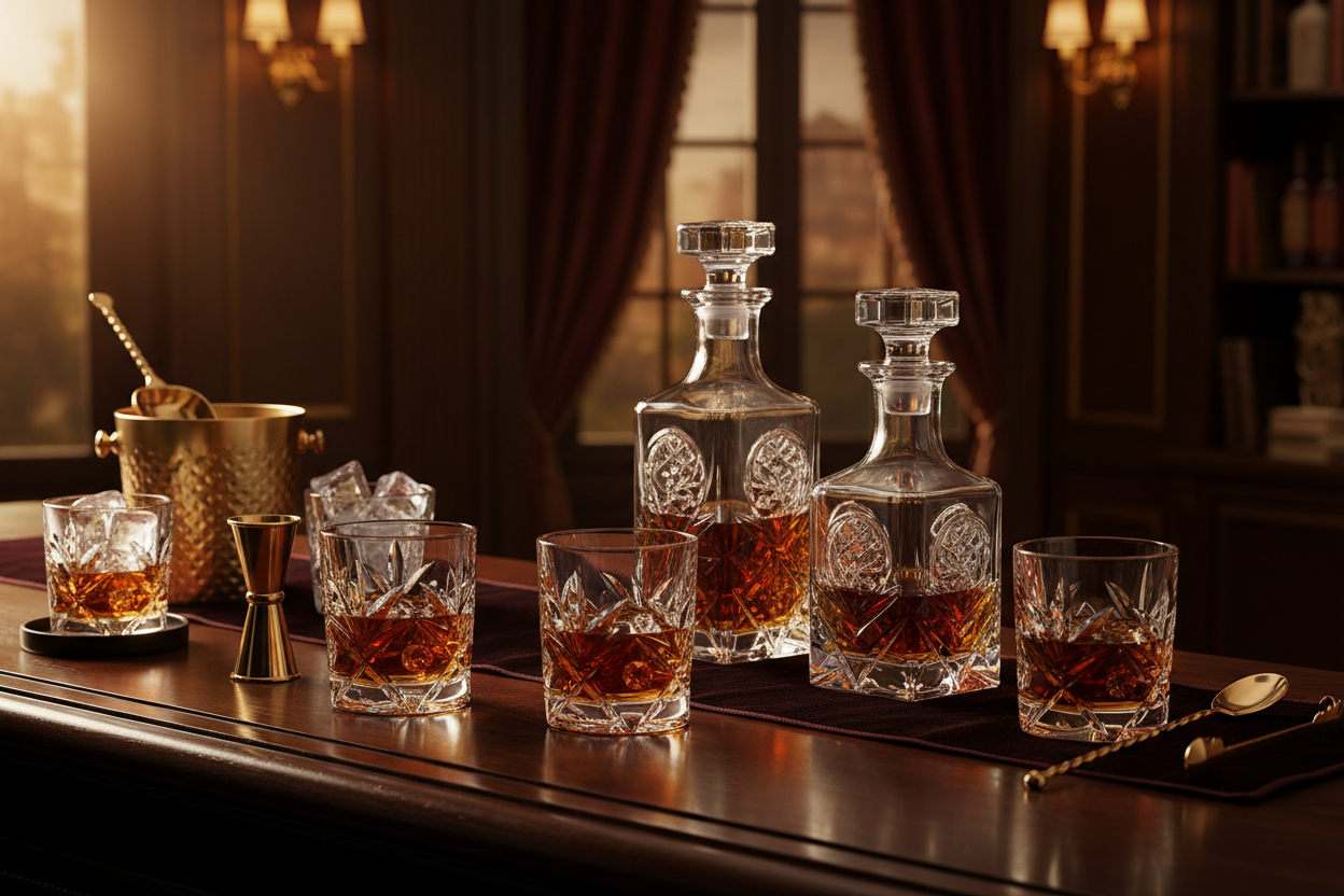 威士忌酒具，奢华