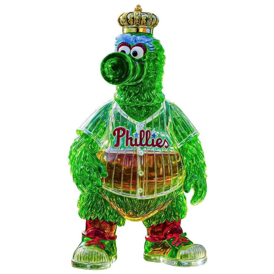 Philadelphia Phillies Mascot KGD Whiskey Bottle - 25x16x15cm Collectible Decanter