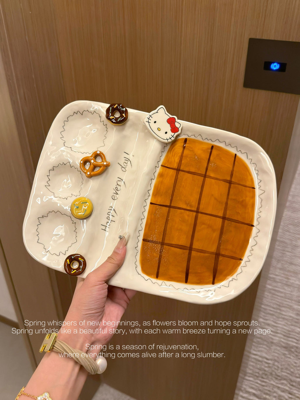 KT Plate Ceramic Tableware Hand-painted Underglaze Dinner Plate Rice Bowl Serving Plate Coffee Cup