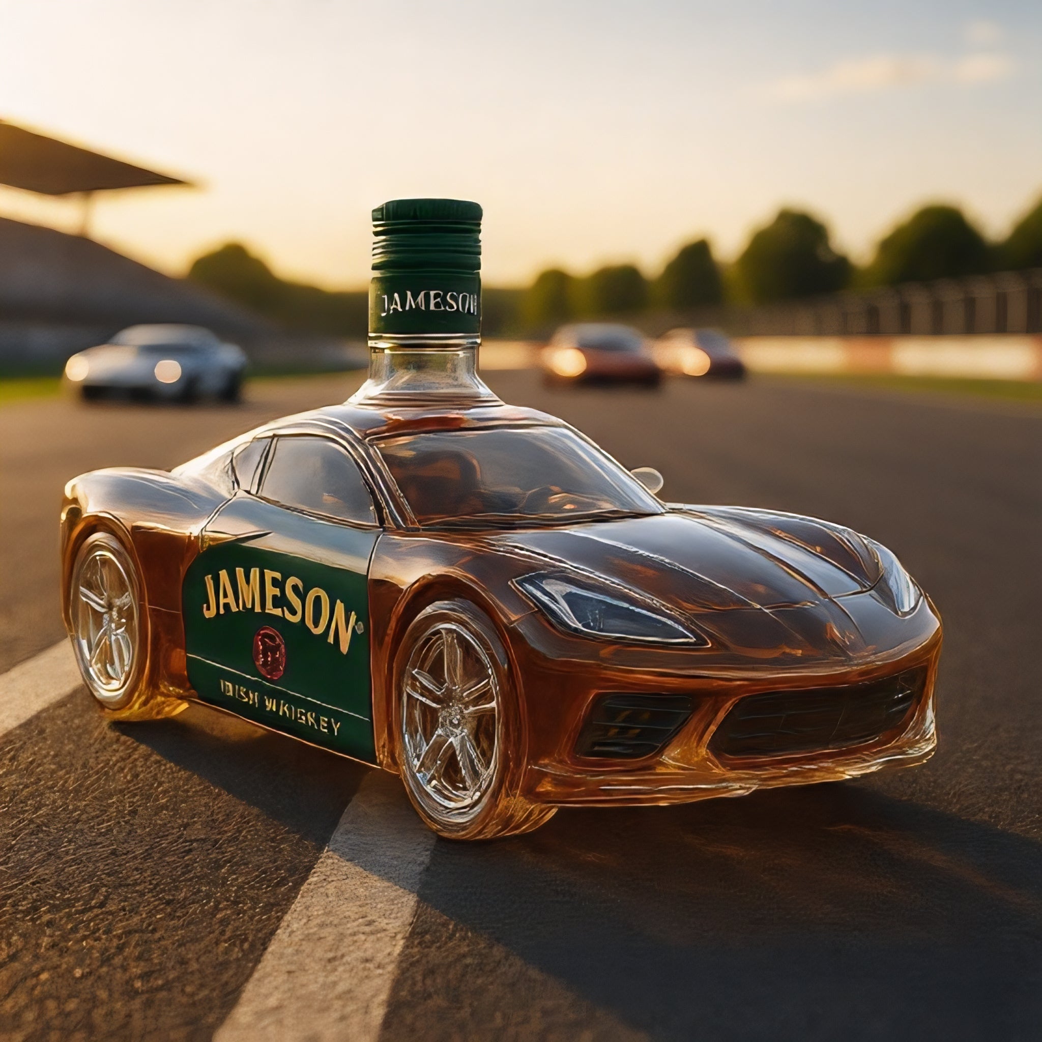 Cross-Border Funny French Whiskey Bottle funny corvette C8Whiskey bottle