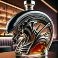 Alien Shaped Whiskey Bottle - Sci-Fi Unique Liquor Decanter for Home Bar