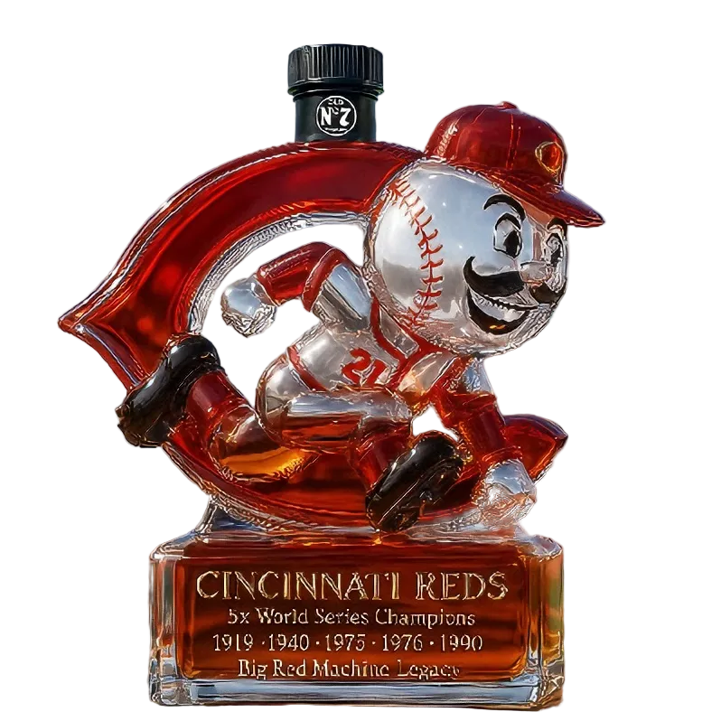 Cincinnati Reds Mascot Whiskey Bottle Collection - 400ml World Series Collectible