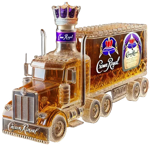 Truck-Shaped Whiskey Decanter Collection - 400ml (4 Brand Styles: Jack Daniel's/Blanton's/Maker's Mark/Crown Royal)