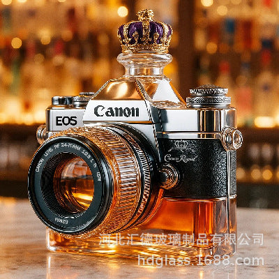 Canon Camera Whiskey Decanter 350ml |   Barware Gift