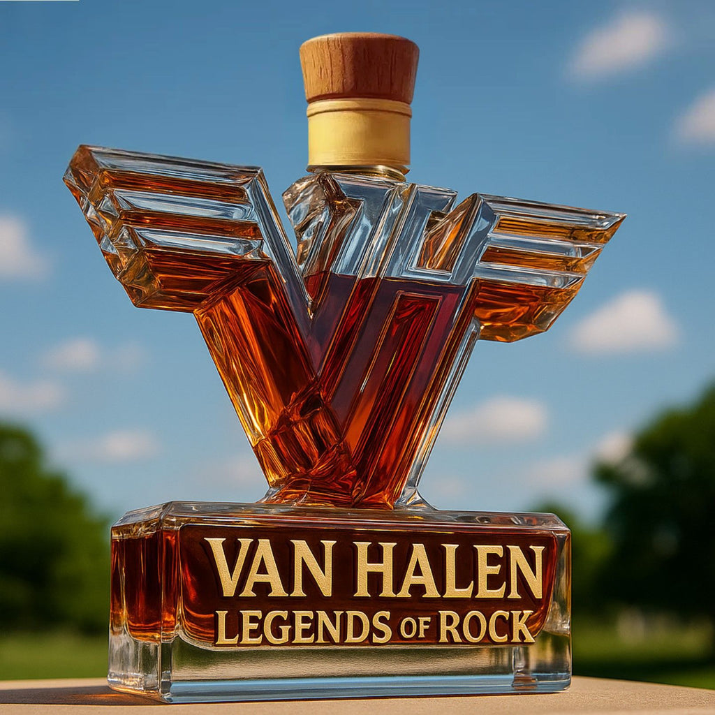 Van Halen "Legends of Rock" Whiskey Bottle - 400ml (V-Logo Design)