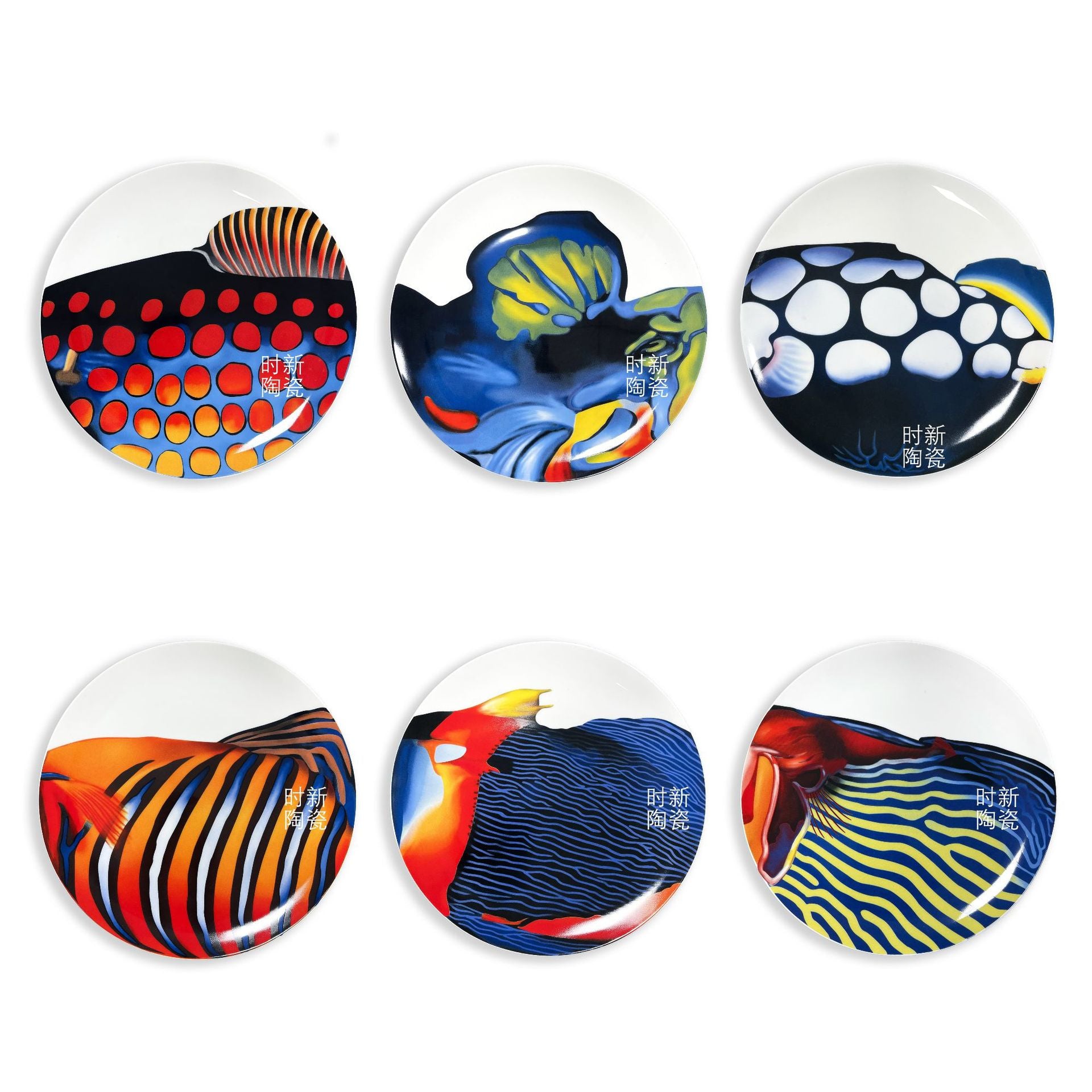 D Tarot Series Ceramic Dinner Plates Creative Gift Internet Celebrity Plates Steak Plates Set