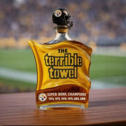 Pittsburgh Steelers "The Terrible Towel" Whiskey Bottle - 400ml Super Bowl Collectible