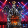 400ml Ozzy Themed Whiskey Bottle - Gothic Rock Barware for Home