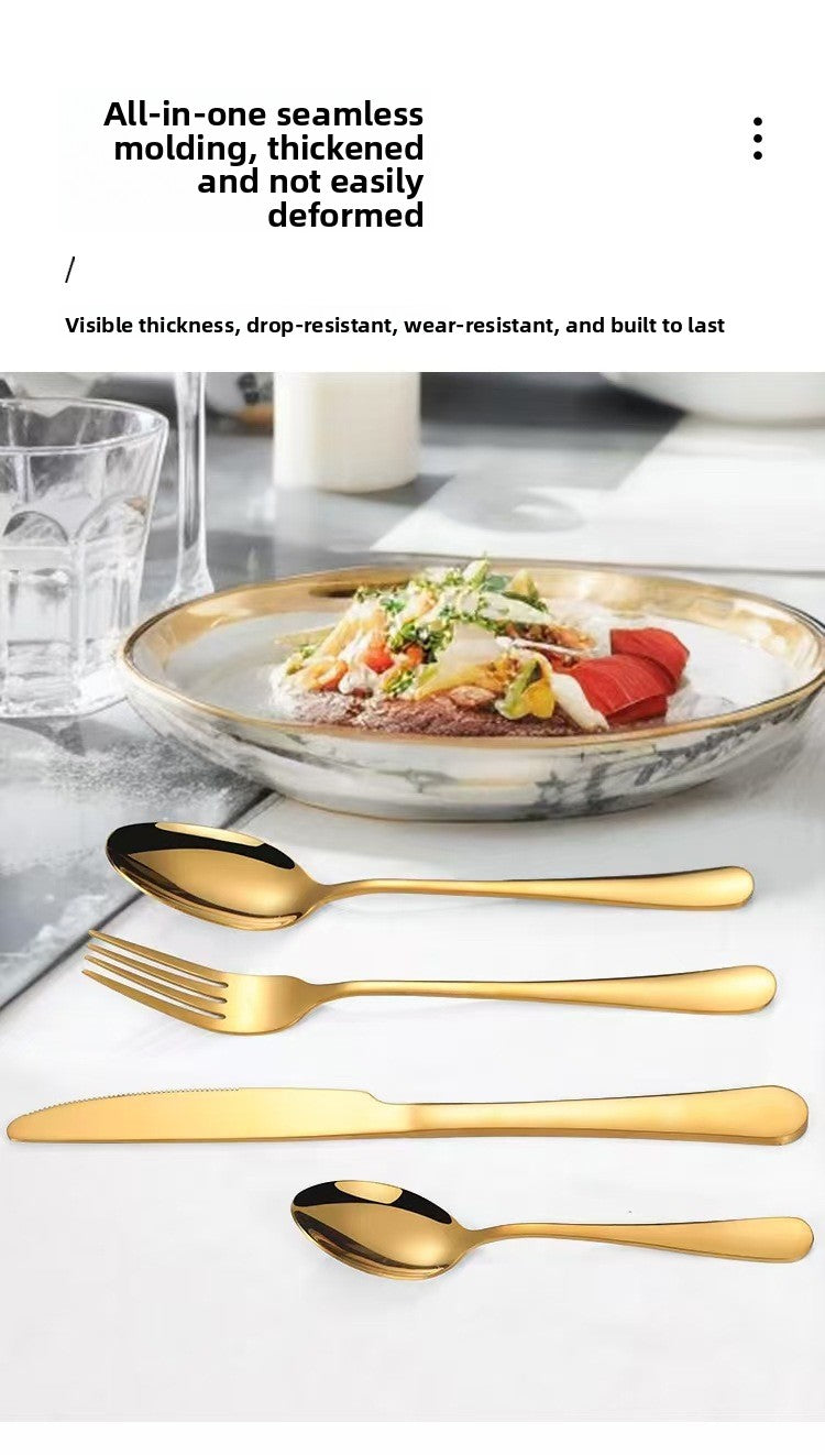 Amazon Popular ABS Mood Egg Pineapple Egg Stainless Steel Cutlery Egg Western Food Knife Fork Spoon Gift Box Set