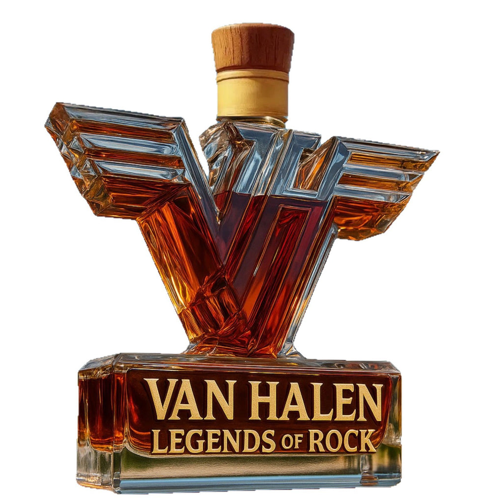 Van Halen "Legends of Rock" Whiskey Bottle - 400ml (V-Logo Design)