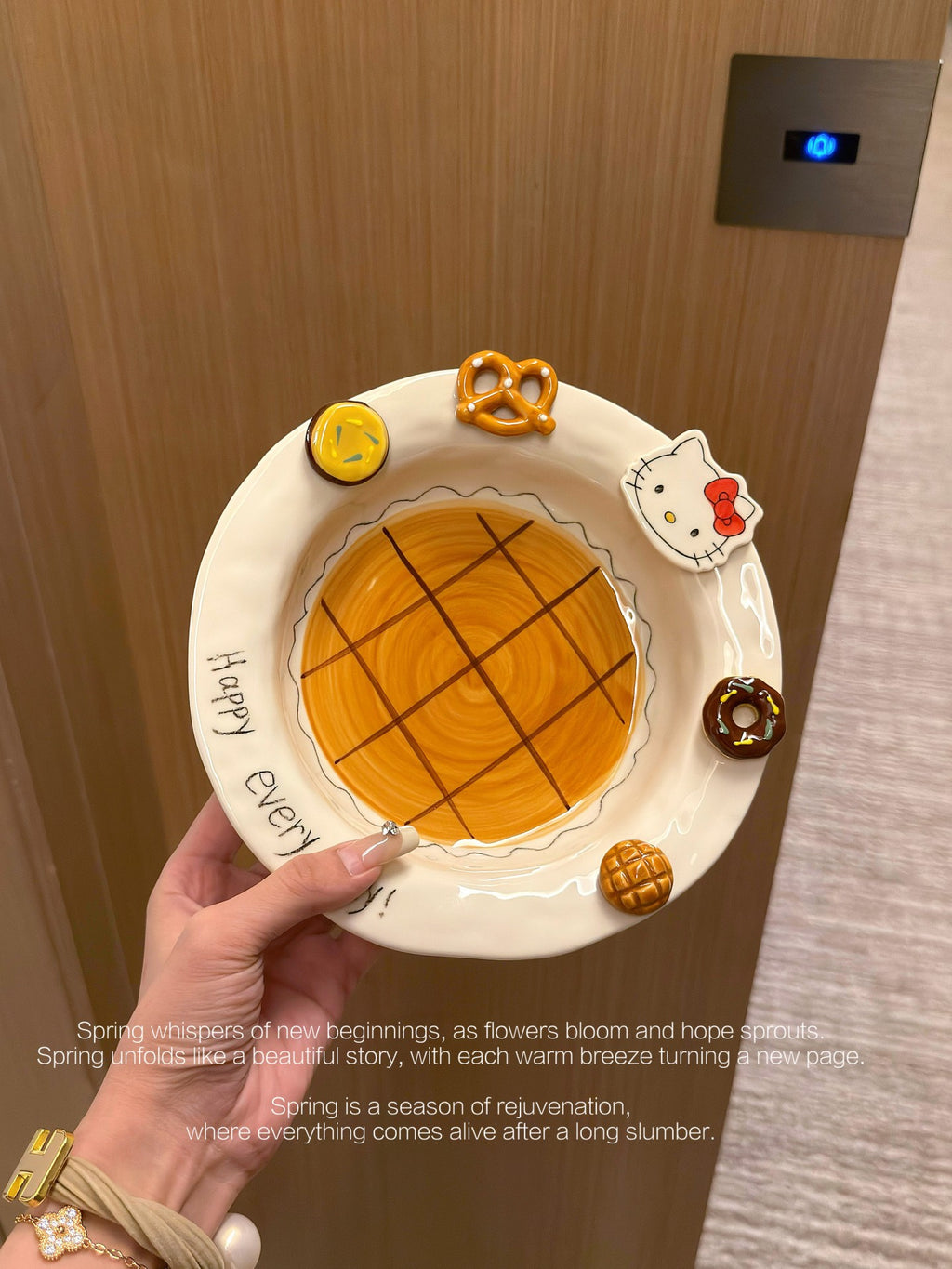 KT Plate Ceramic Tableware Hand-painted Underglaze Dinner Plate Rice Bowl Serving Plate Coffee Cup