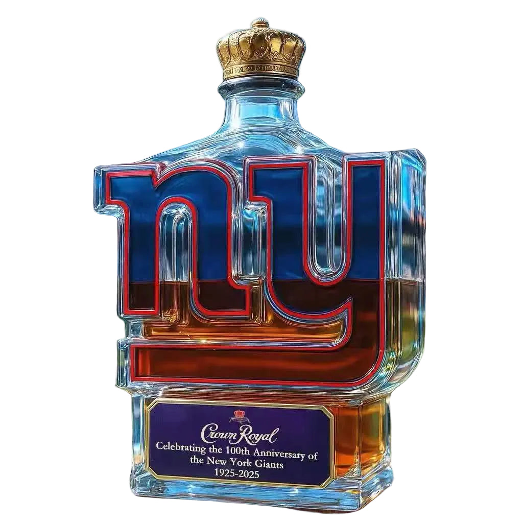 New York Giants 100th Anniversary "NY" Whiskey Bottle - Limited Edition