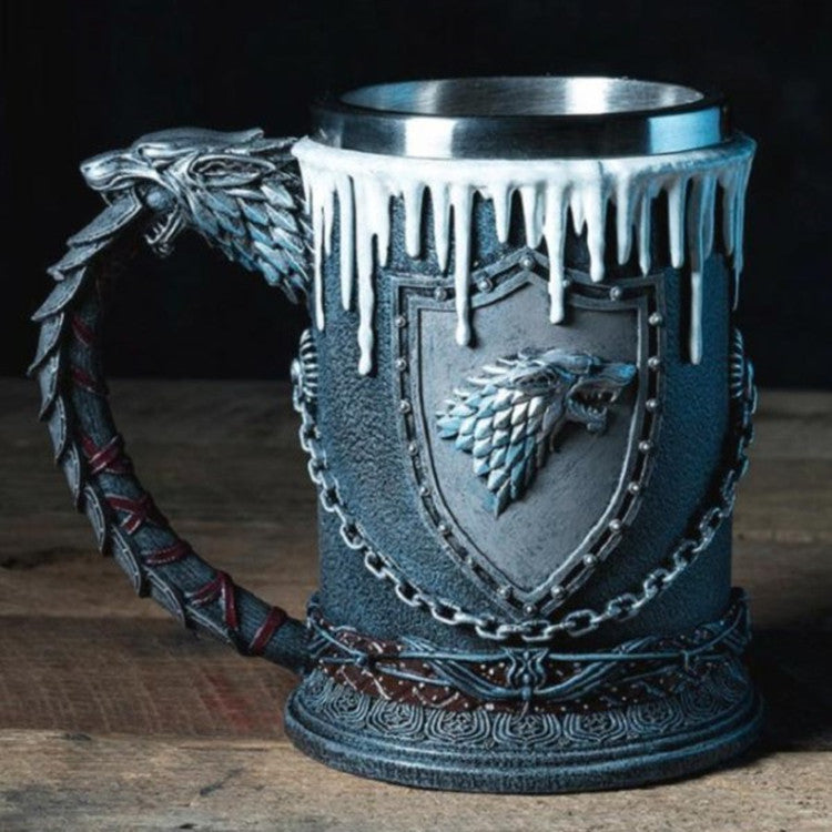 A Song of Ice and Fire Game of Thrones Mug Embossed Whiskey Cup