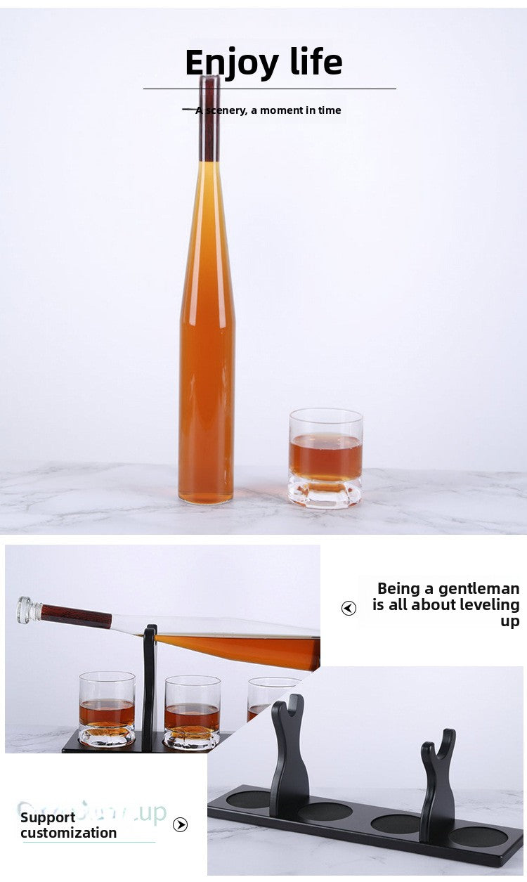 Baseball Whiskey Decanter - Borosilicate Glass Spirit Bottle