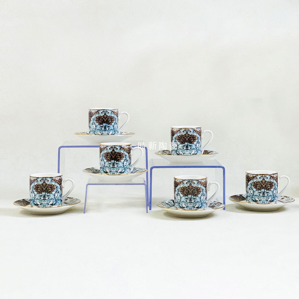 H Home Concentrated Cup and Saucer Set 612 Pieces Personalized Simple Household Afternoon Tea Coffee Cup Gift Box Set