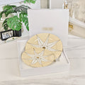D Family Lucky Star Compass Series Gold-Edged Plate High-End Light Luxury European Style D Family Dinner Plate Western Plate